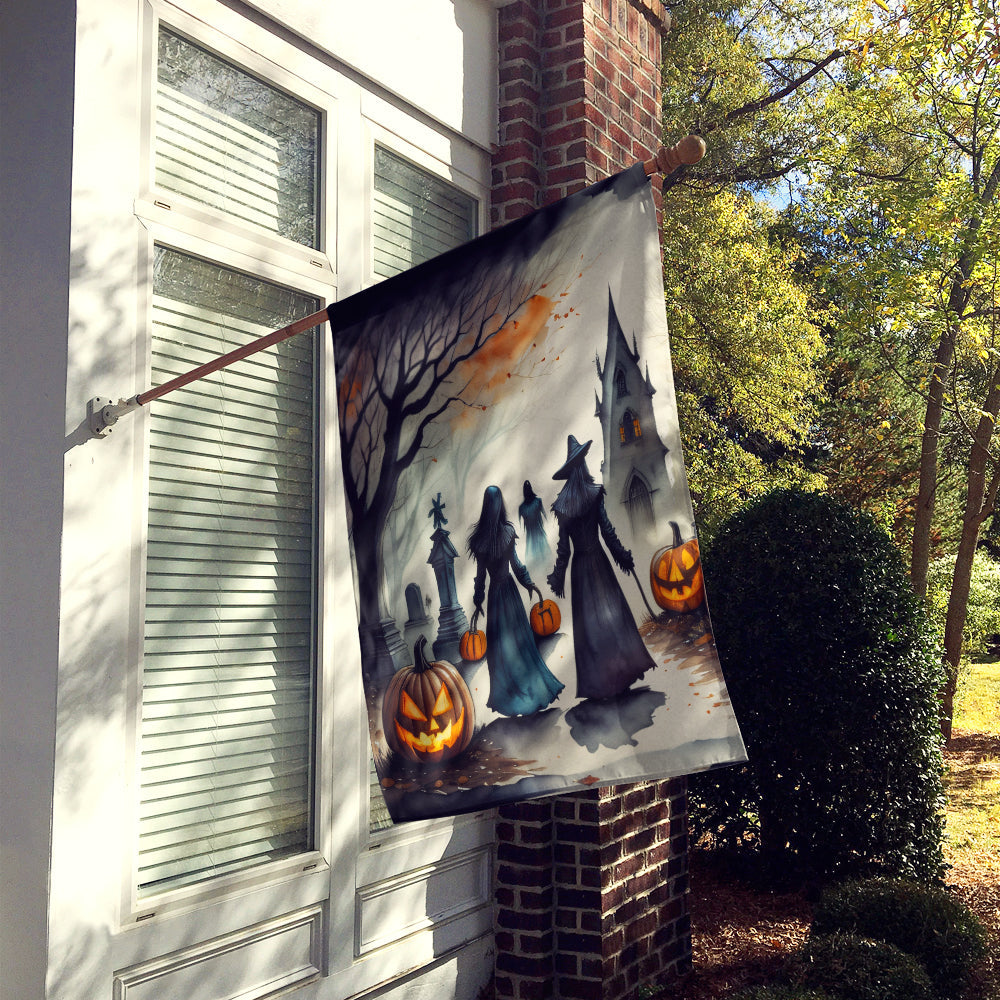 Vampires Spooky Halloween House Flag