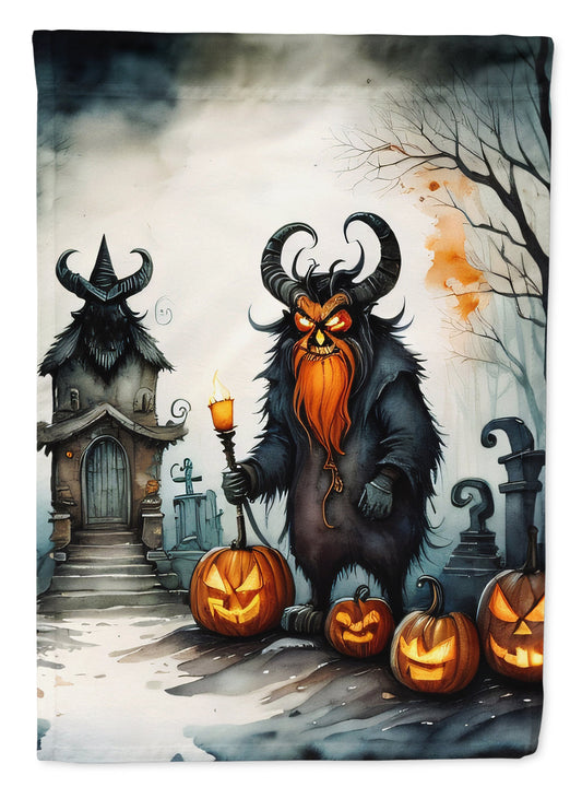 Krampus The Christmas Demon Spooky Halloween House Flag