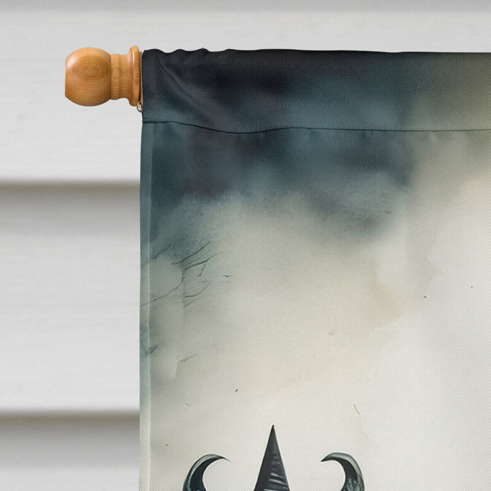 Krampus The Christmas Demon Spooky Halloween House Flag