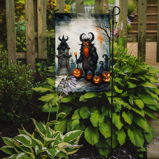 Krampus The  Demon Spooky Halloween Garden Flag – Outdoor Decorative Yard Flag