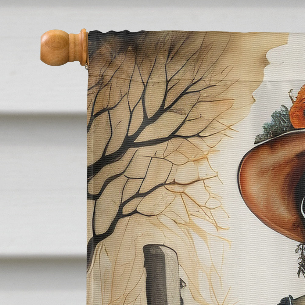 La Catrina Skeleton Spooky Halloween House Flag