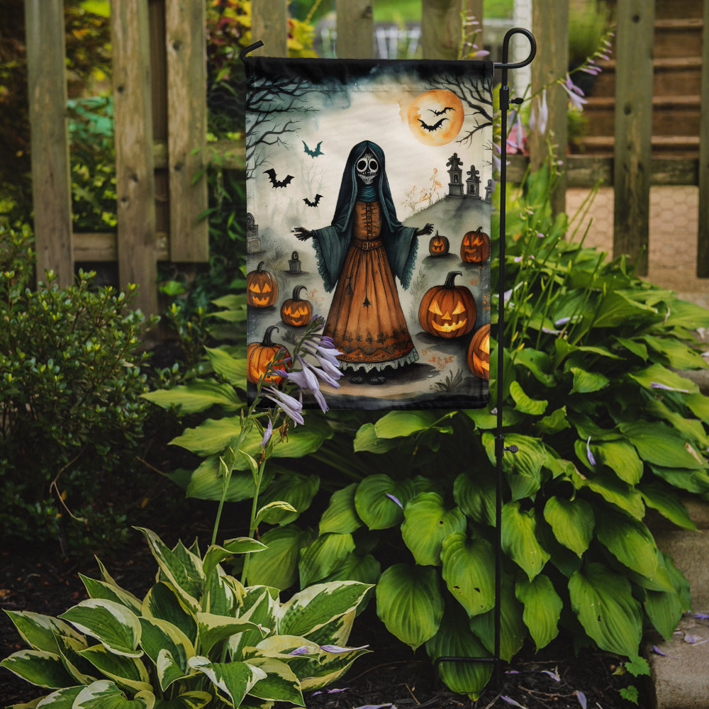 La Llorona Skeleton Spooky Halloween Garden Flag – Outdoor Decorative Yard Flag