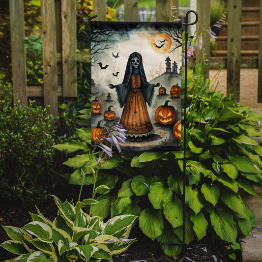 La Llorona Skeleton Spooky Halloween Garden Flag – Outdoor Decorative Yard Flag