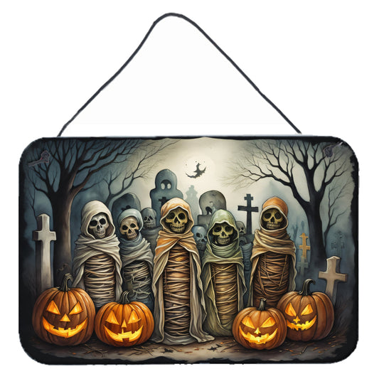 Mummies Spooky Halloween Wall or Door Hanging Prints
