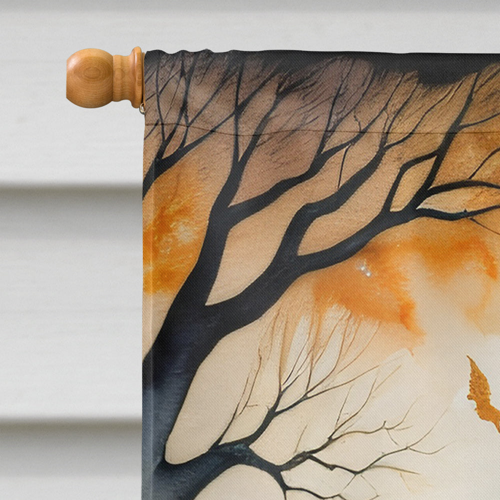 Mariachi Skeleton Band Spooky Halloween House Flag