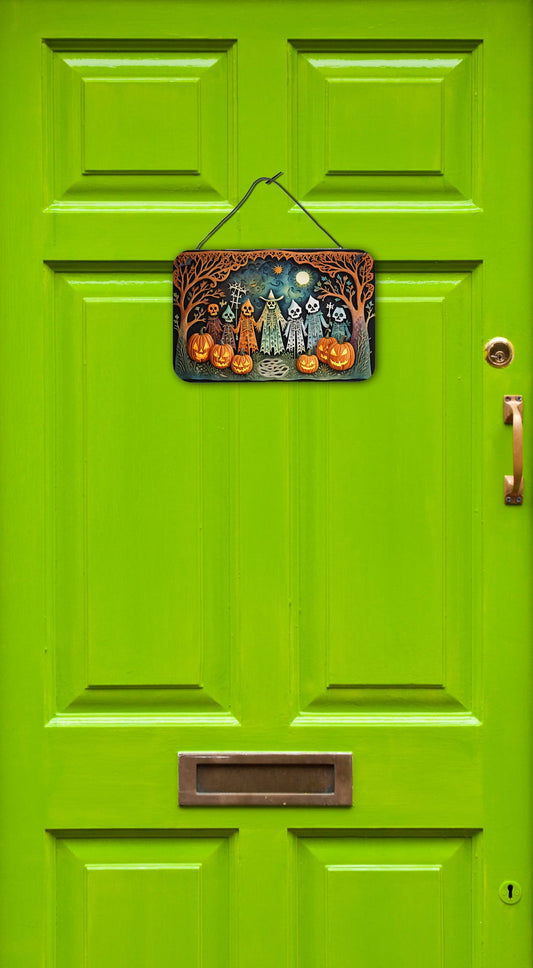 Papel Picado Skeletons Spooky Halloween Wall or Door Hanging Prints