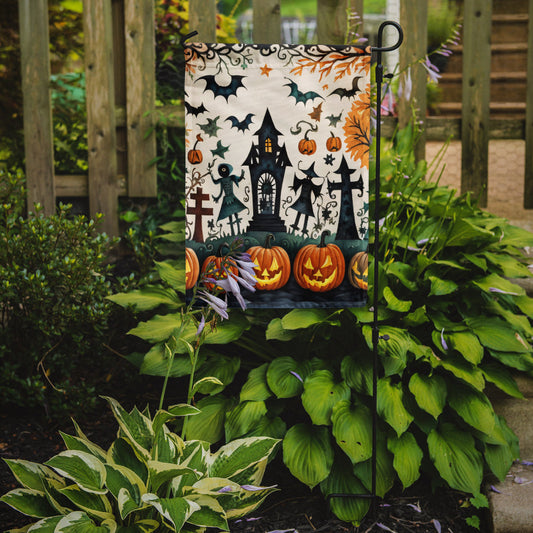 Papel Picado Skeletons Spooky Halloween Garden Flag – Outdoor Decorative Yard Flag