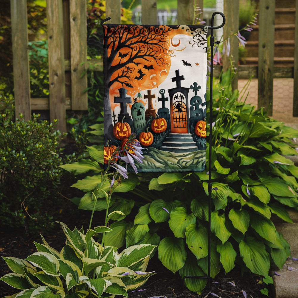 Papel Picado Skeletons Spooky Halloween Garden Flag – Outdoor Decorative Yard Flag