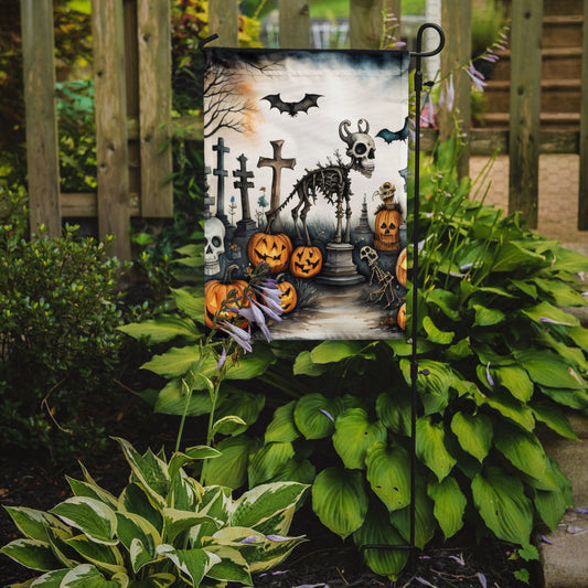 Pet Cemetery Spooky Halloween Garden Flag – Outdoor Decorative Yard Flag