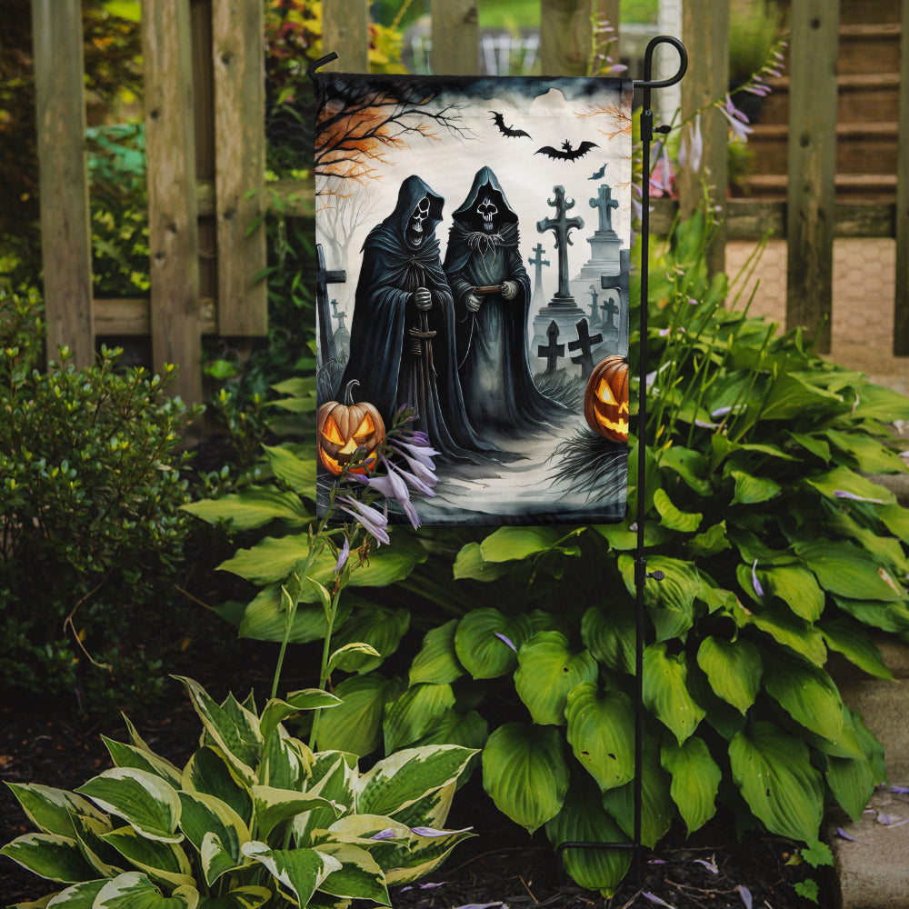 The Grim Reaper Spooky Halloween Garden Flag – Outdoor Decorative Yard Flag