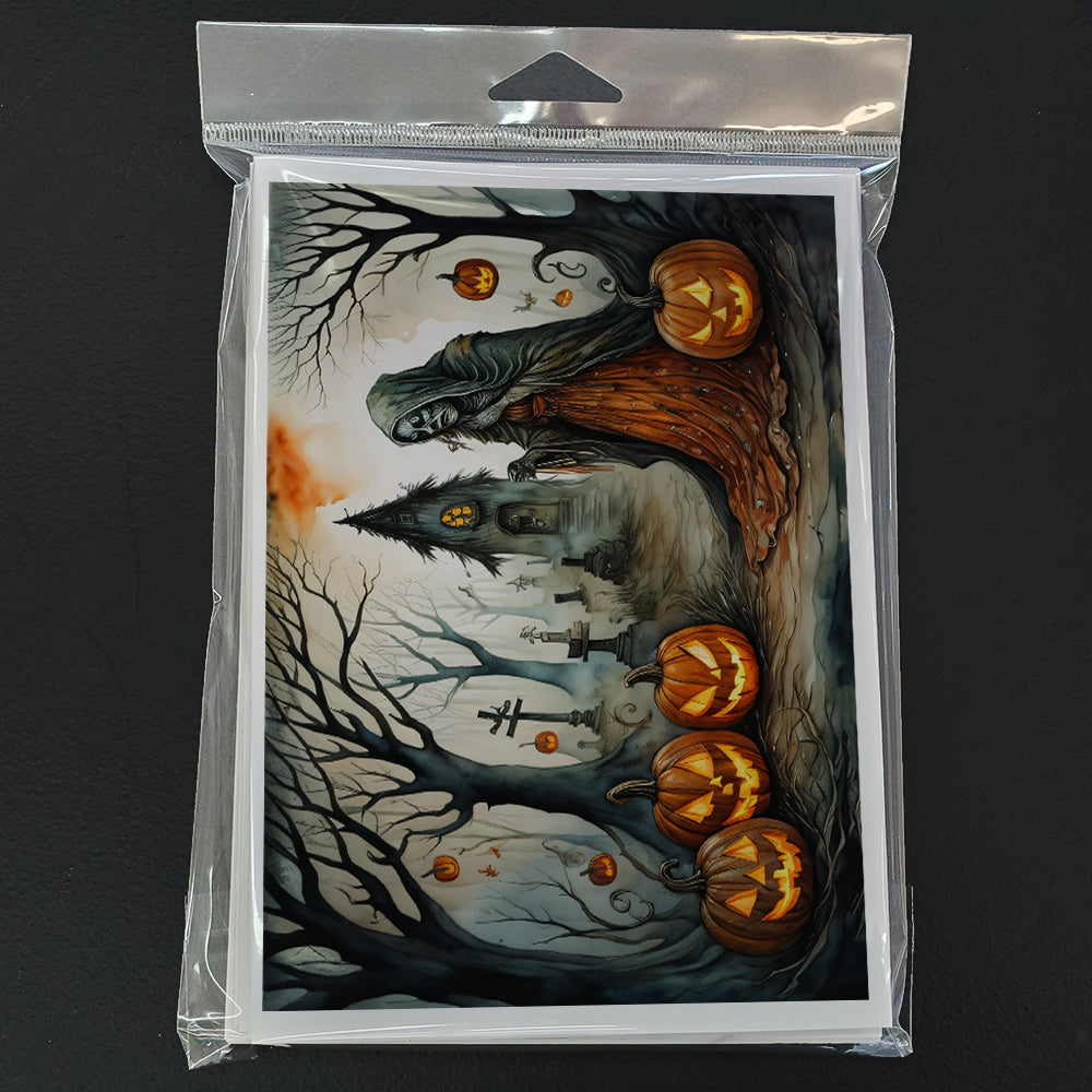 The Weeping Woman Spooky Halloween Greeting Cards and Envelopes Pack of 8