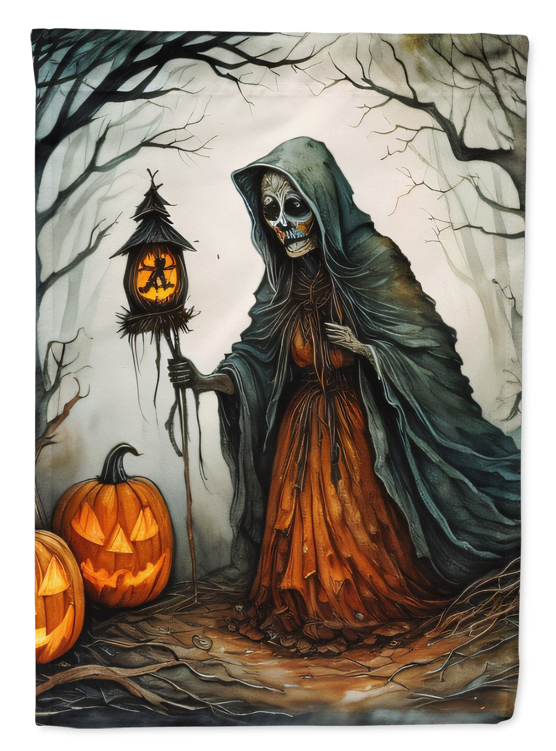 The Weeping Woman Spooky Halloween House Flag