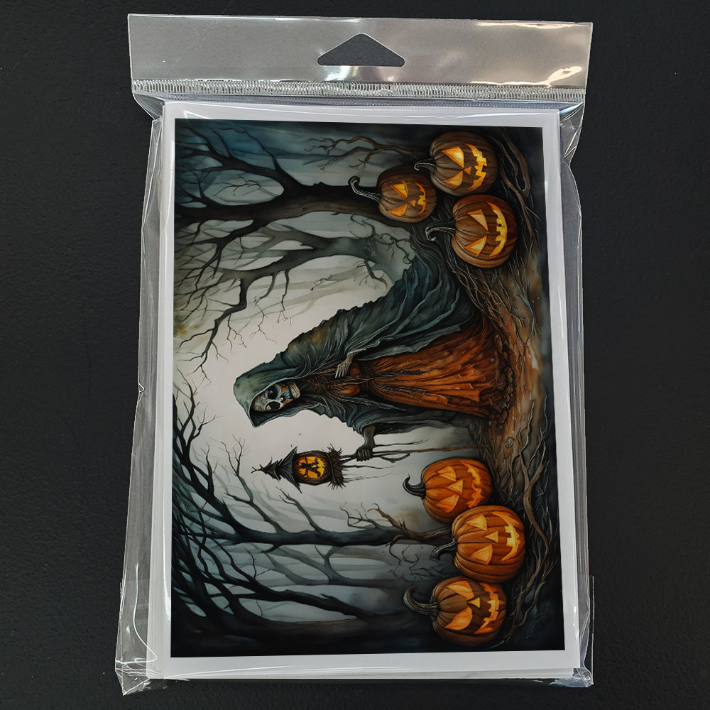 The Weeping Woman Spooky Halloween Greeting Cards and Envelopes Pack of 8