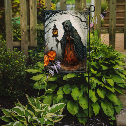 The Weeping Woman Spooky Halloween Garden Flag – Outdoor Decorative Yard Flag