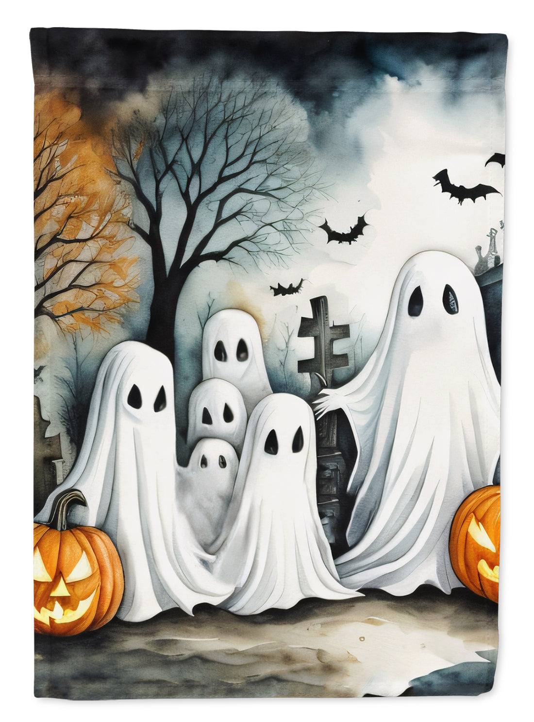 Ghosts Spooky Halloween Garden Flag – Outdoor Decorative Yard Flag