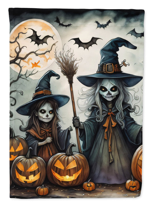 Witches Spooky Halloween Garden Flag – Outdoor Decorative Yard Flag