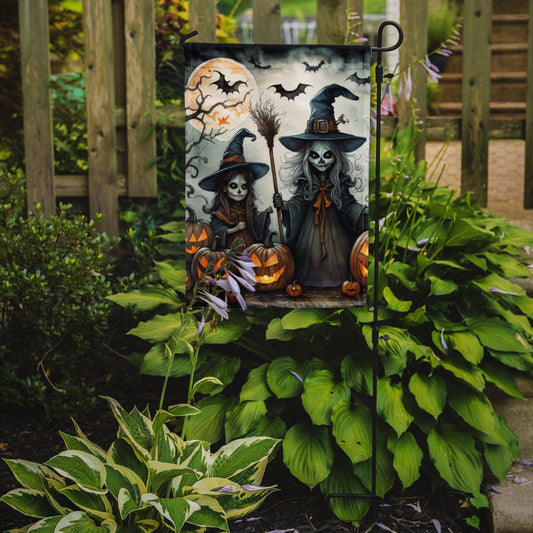 Witches Spooky Halloween Garden Flag – Outdoor Decorative Yard Flag