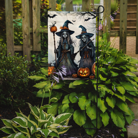 Witches Spooky Halloween Garden Flag – Outdoor Decorative Yard Flag