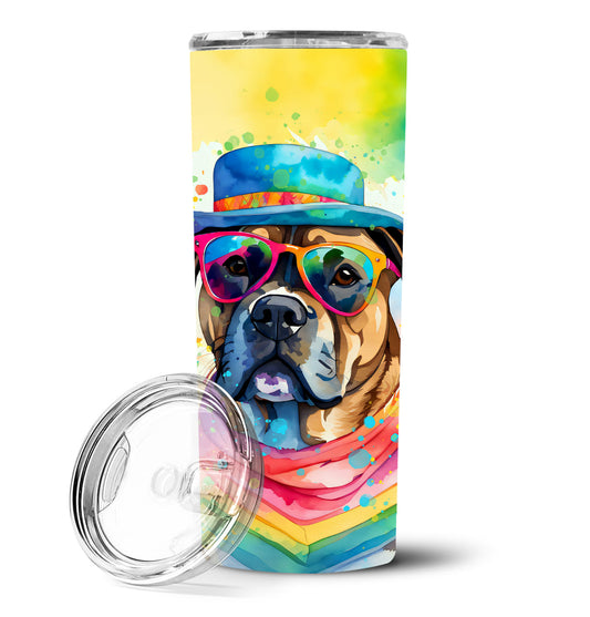Cane Corso Hippie Dawg Stainless Steel Skinny Tumbler