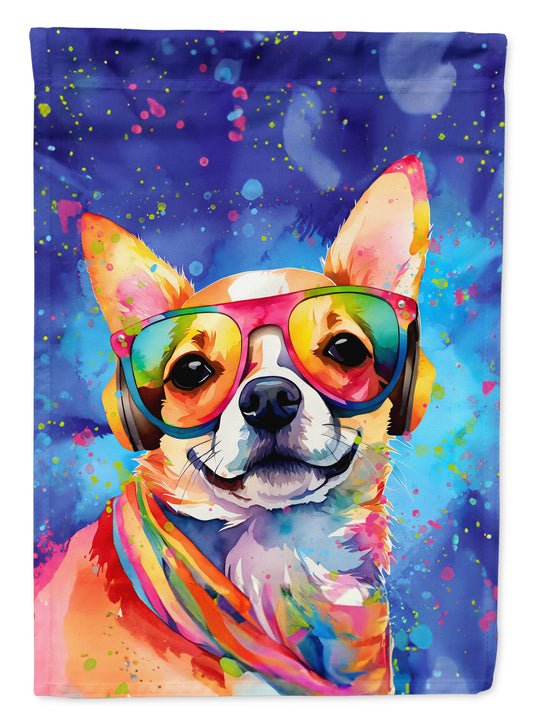 Chihuahua Hippie Dawg House Flag