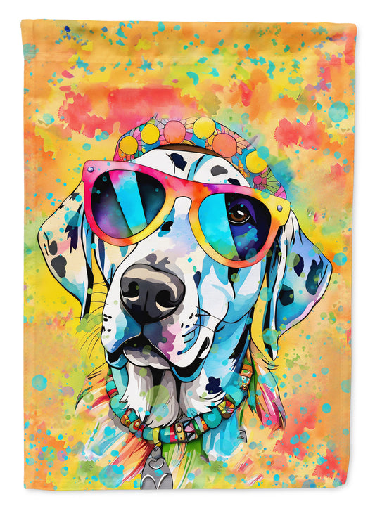 Dalmatian Hippie Dawg House Flag