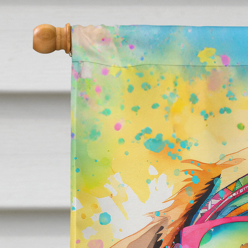 Mastiff Hippie Dawg House Flag