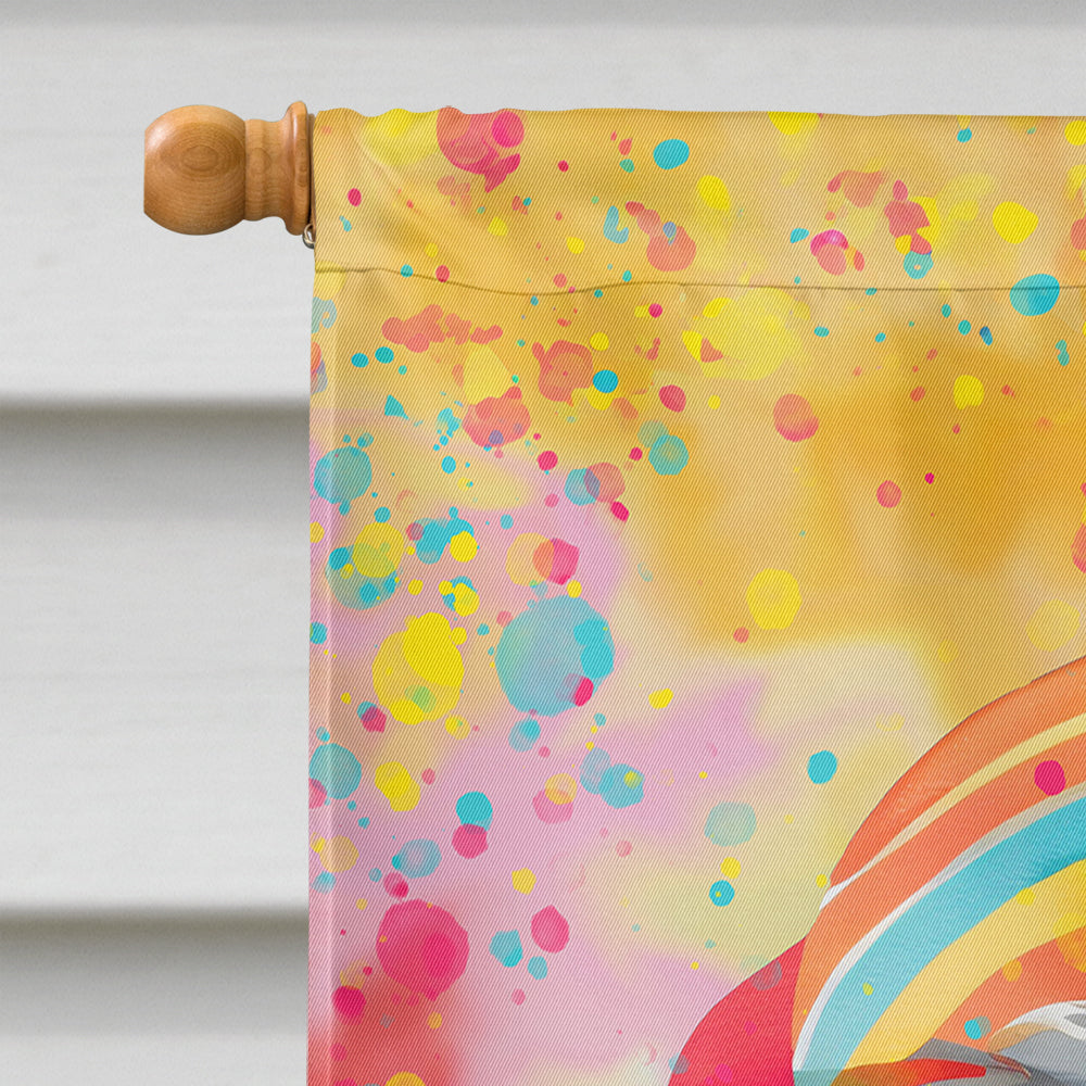 Schnauzer Hippie Dawg House Flag