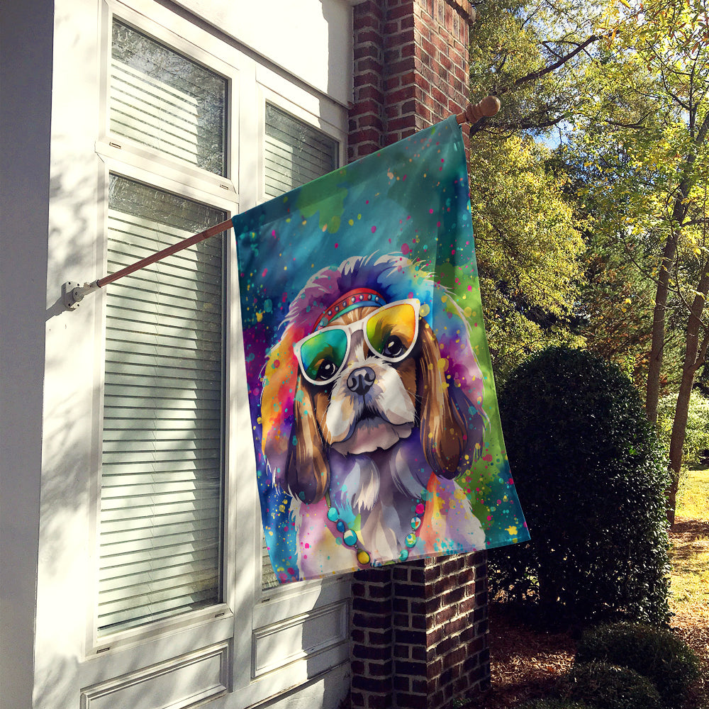 Shih Tzu Hippie Dawg House Flag