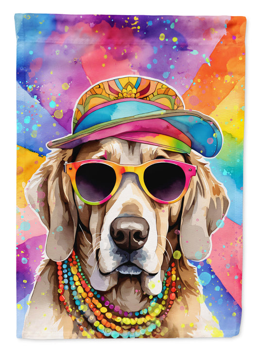 Weimaraner Hippie Dawg House Flag