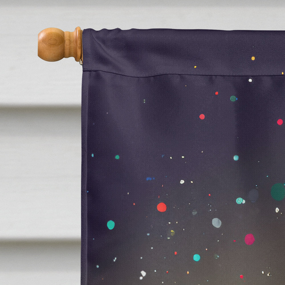 Dalmatian Christmas House Flag