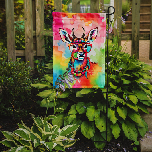 Deer Garden Flag - Hippie Aniimals - Animal-Themed Yard Decor