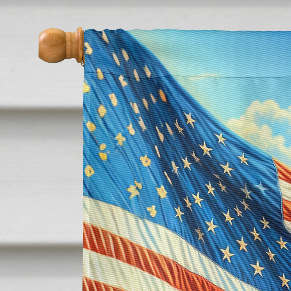 All American German Shepherd House Flag
