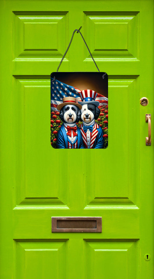 All American Old English Sheepdog Wall or Door Hanging Prints