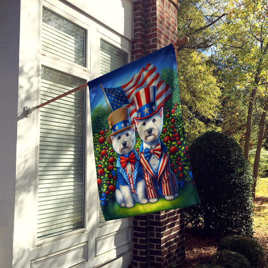 All American Westie House Flag