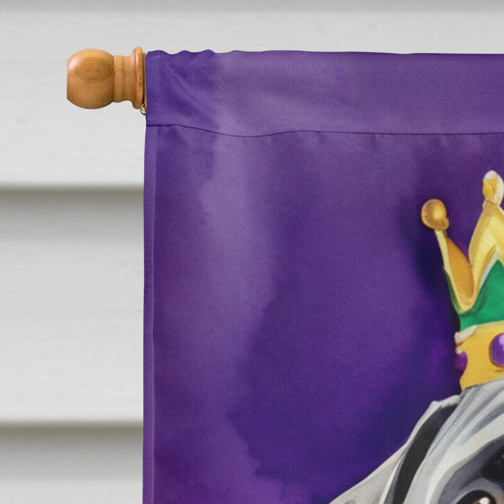 Neapolitan Mastiff King of Mardi Gras House Flag