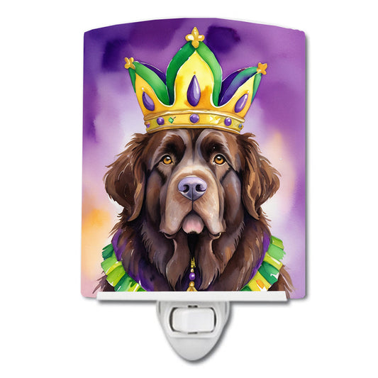 Newfoundland King of Mardi Gras Ceramic Night Light