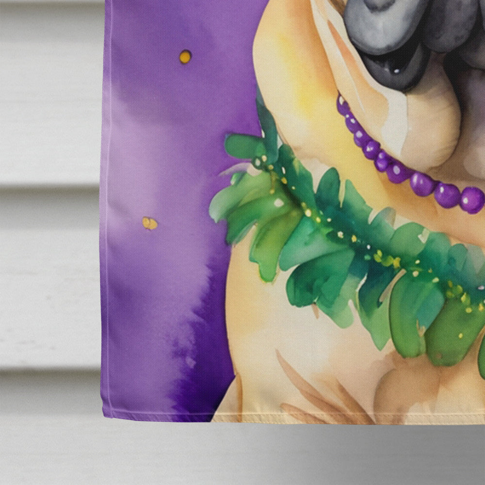 Shar Pei King of Mardi Gras House Flag