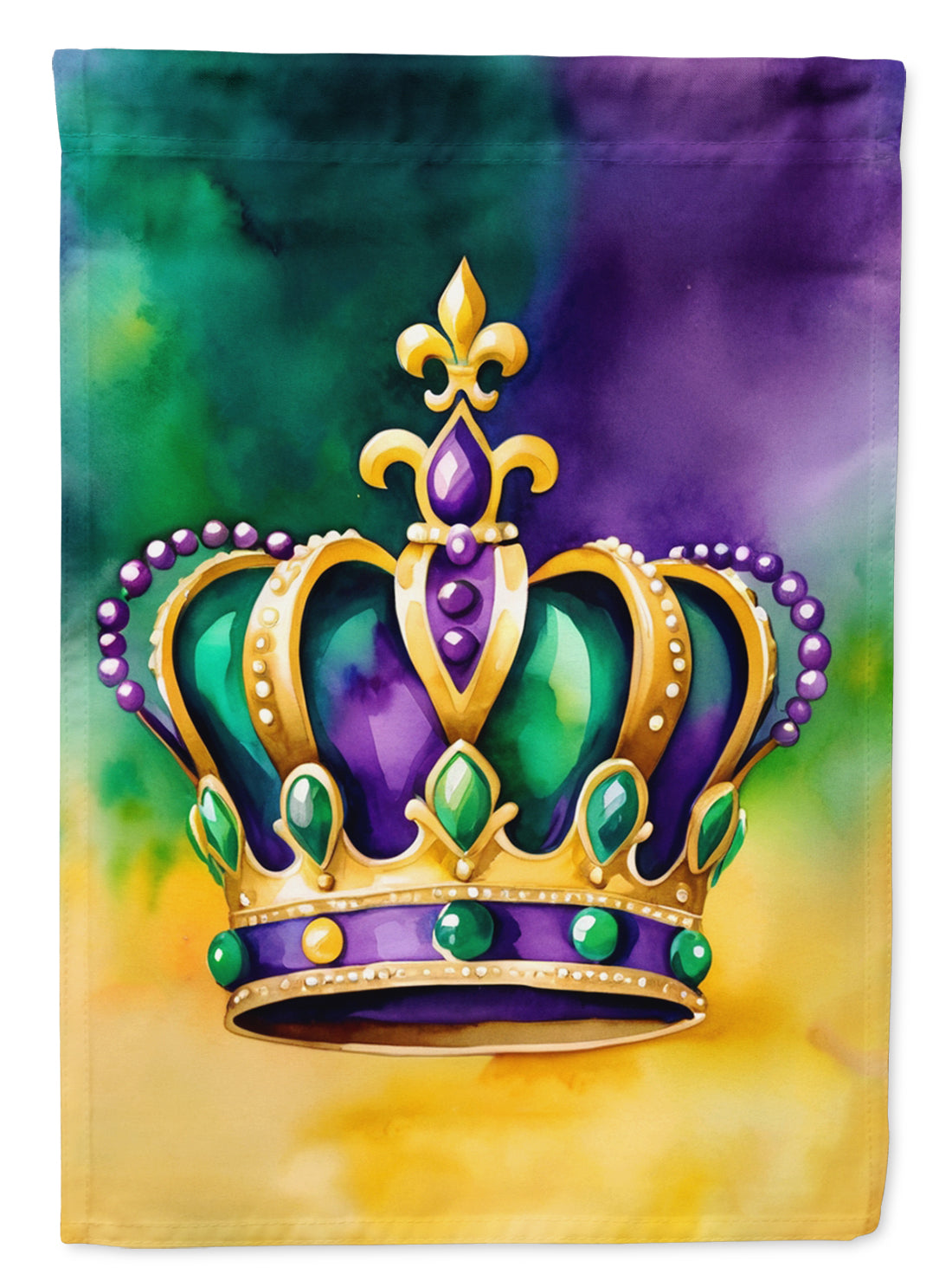 King's Mardi Gras Crown Garden Flag – Decorative Garden Flag by Caroline's Treasures