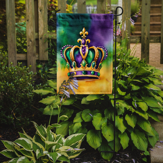 King's Mardi Gras Crown Garden Flag – Decorative Garden Flag by Caroline's Treasures