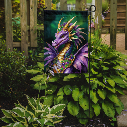 Dragon King of Mardi Gras Garden Flag – Decorative Garden Flag by Caroline's Treasures