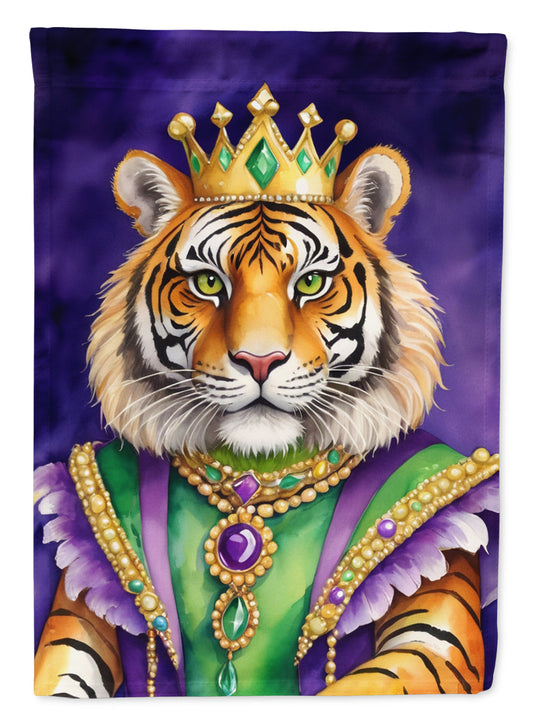 Tiger the King of Mardi Gras Garden Flag – Decorative Garden Flag by Caroline's Treasures