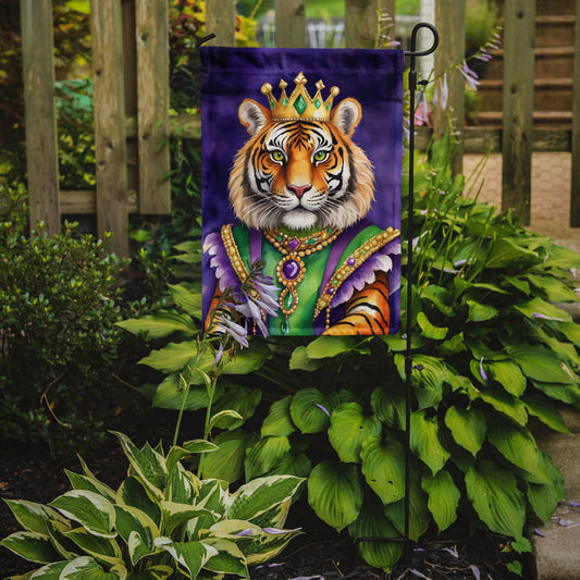 Tiger the King of Mardi Gras Garden Flag – Decorative Garden Flag by Caroline's Treasures