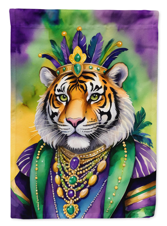 Tiger the King of Mardi Gras Garden Flag – Decorative Garden Flag by Caroline's Treasures