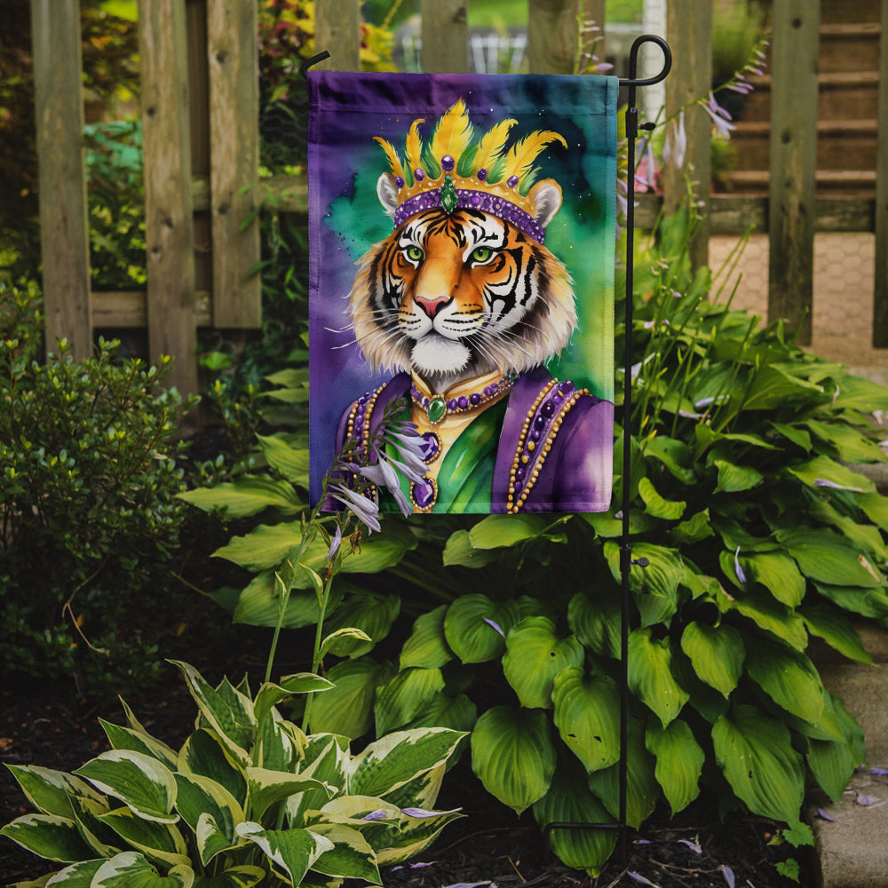 Tiger the King of Mardi Gras Garden Flag – Decorative Garden Flag by Caroline's Treasures