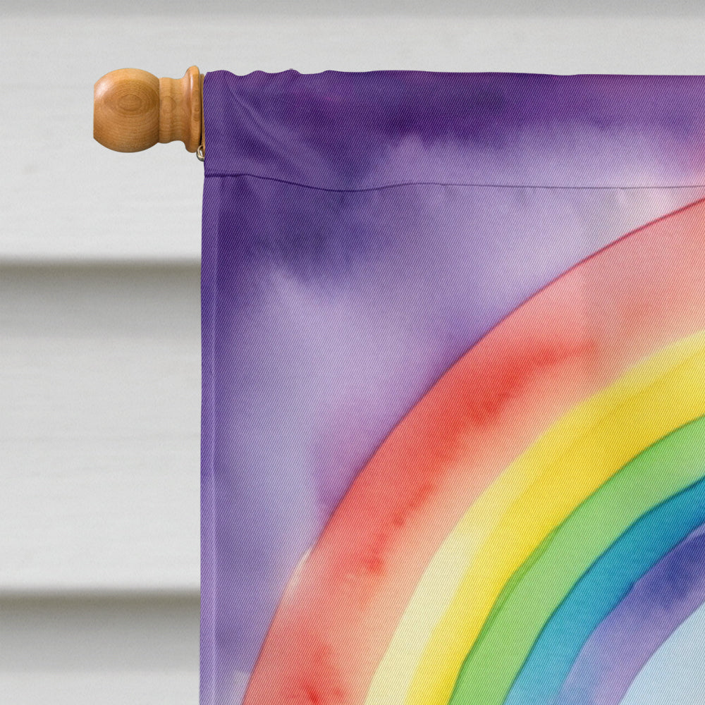 Dachshund St Patrick's Day House Flag