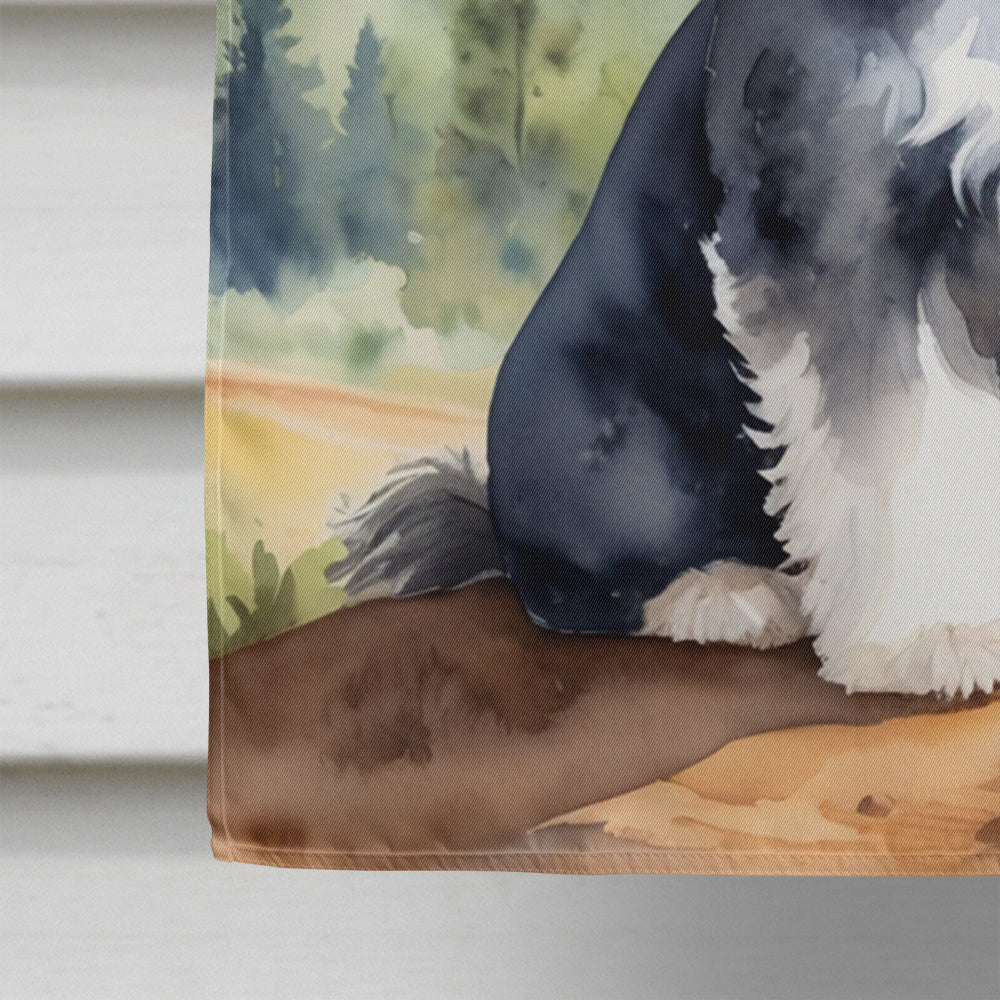 Havanese Cowboy Welcome House Flag