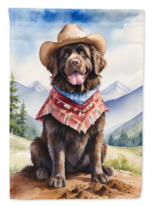 Newfoundland Cowboy Welcome House Flag