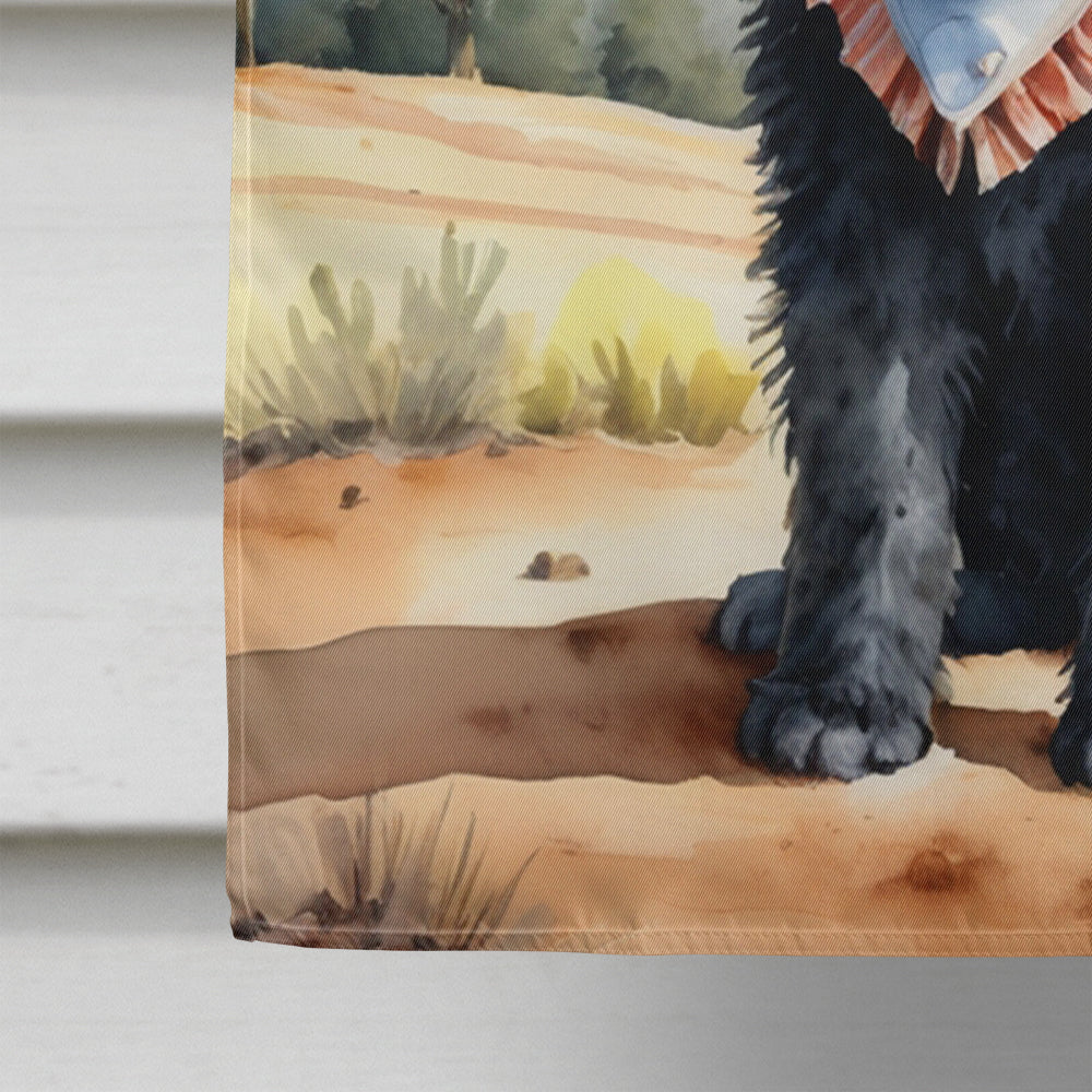 Puli Cowboy Welcome House Flag