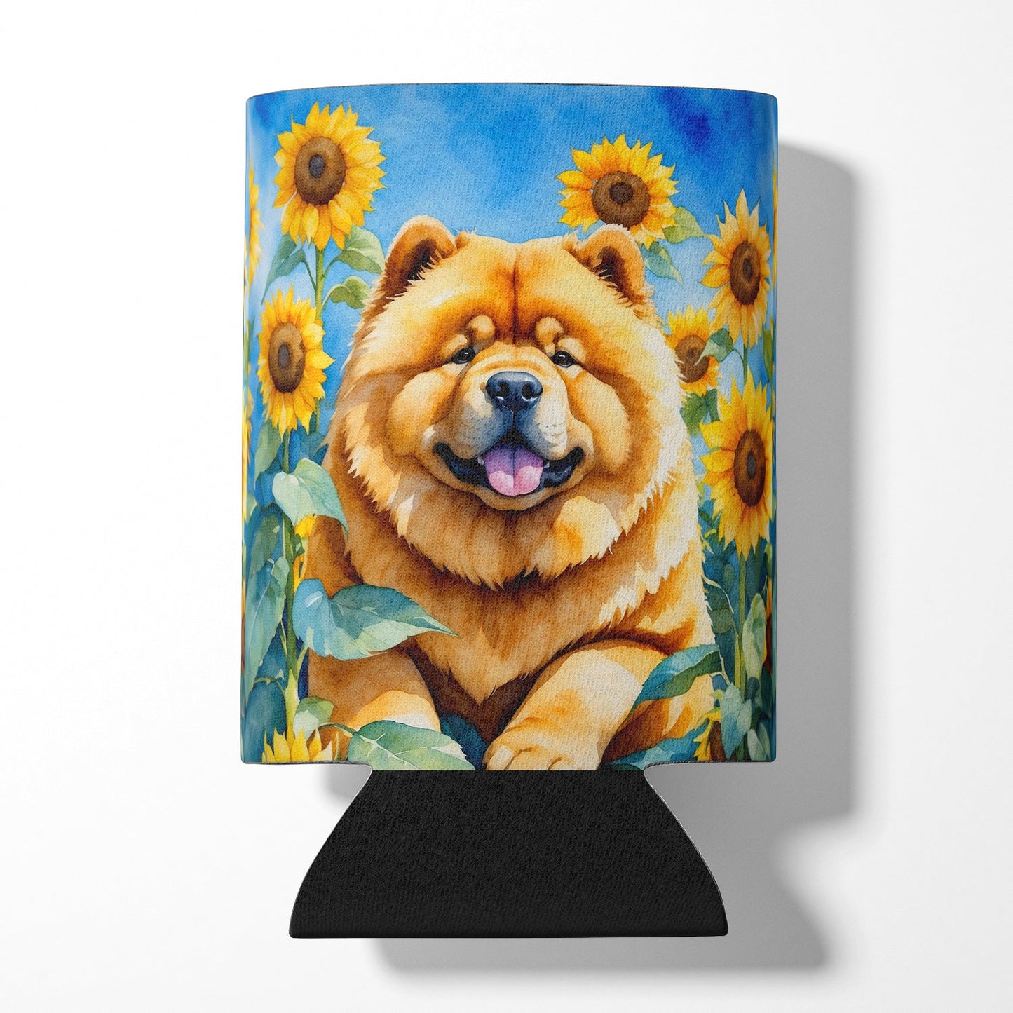 Chow Chow in Sunflowers Can or Bottle Hugger