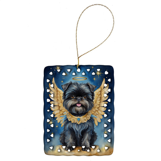 Affenpinscher My Angel Porcelain Ornament